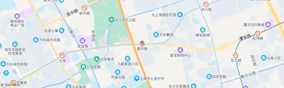 上海漕宝路星中路(轨道交通9号线星中路站)_公交站地图_上海公交_妙搜公交查询2025