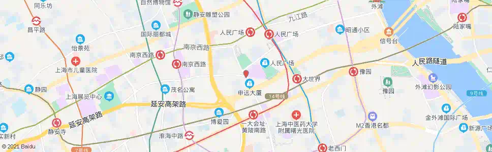 上海黄陂北路武胜路_公交站地图_上海公交_妙搜公交查询2025