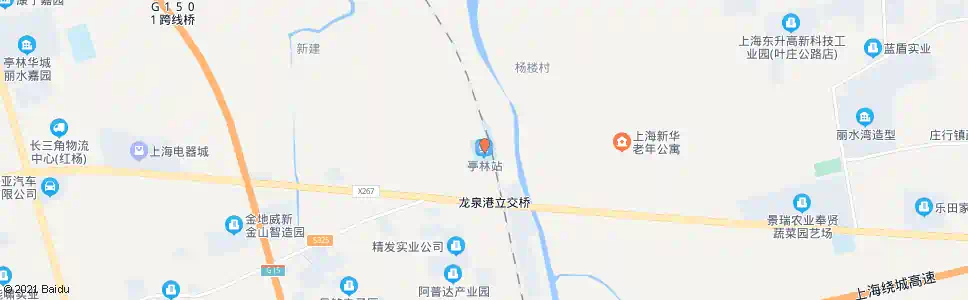 上海南亭公路_公交站地图_上海公交_妙搜公交查询2025