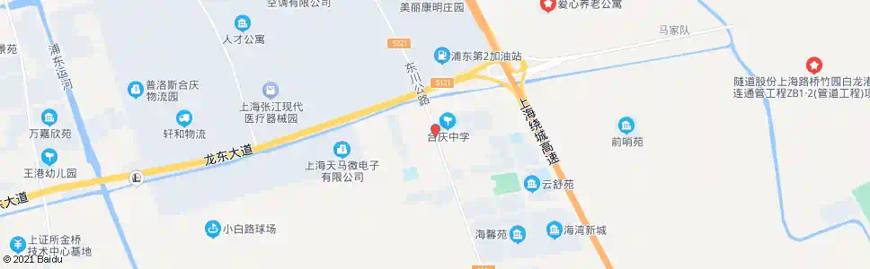 上海东川公路前哨路_公交站地图_上海公交_妙搜公交查询2025