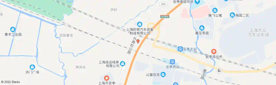 上海宝安公路外青松公路_公交站地图_上海公交_妙搜公交查询2025