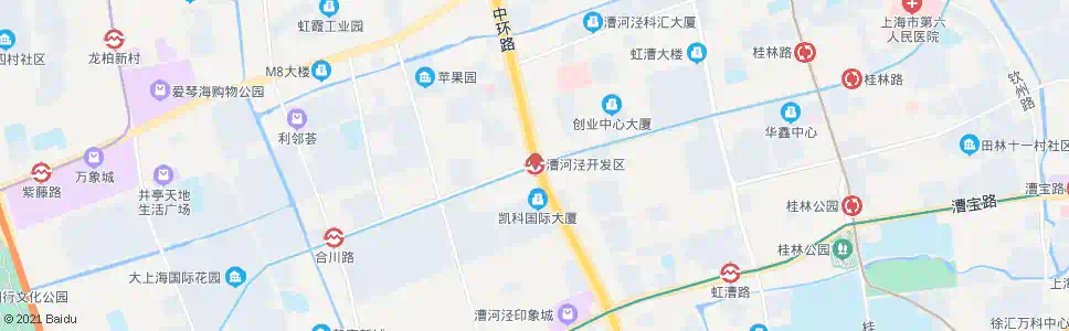 上海漕河泾(临时站)_公交站地图_上海公交_妙搜公交查询2025