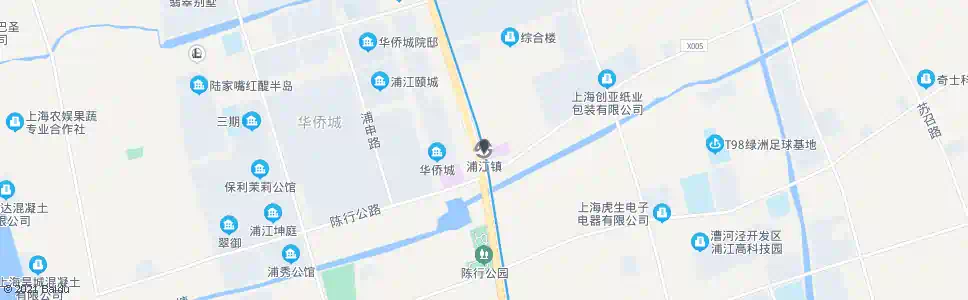 上海浦江村_公交站地图_上海公交_妙搜公交查询2025