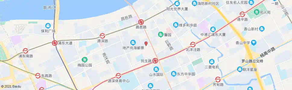 上海商城路民生路_公交站地图_上海公交_妙搜公交查询2025