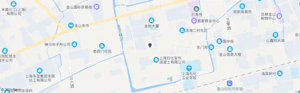 上海金山卫镇服务中心_公交站地图_上海公交_妙搜公交查询2025