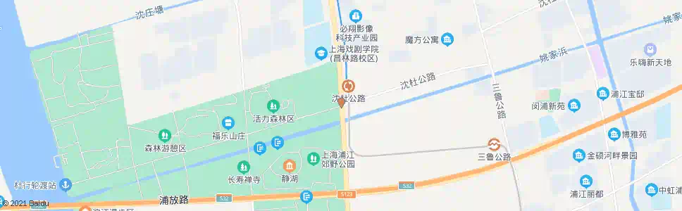 上海沈杜公路昌达路(浦星公路)_公交站地图_上海公交_妙搜公交查询2025