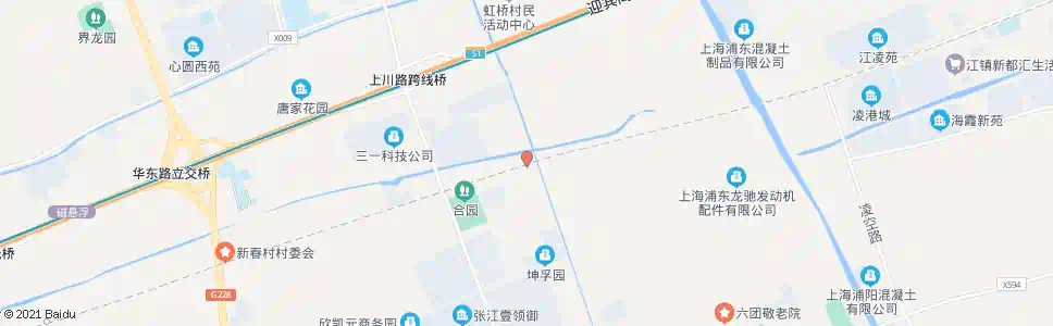 上海川展路川六公路_公交站地图_上海公交_妙搜公交查询2025