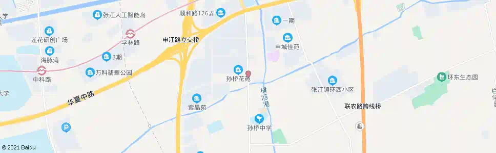 上海孙桥路殷北路_公交站地图_上海公交_妙搜公交查询2025