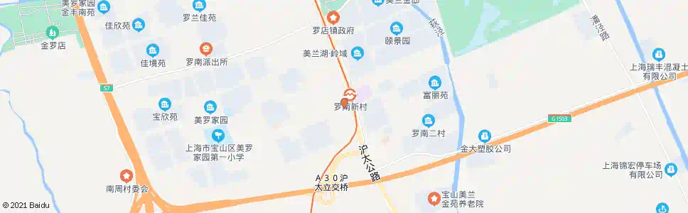上海沪太公路杨南路_公交站地图_上海公交_妙搜公交查询2025