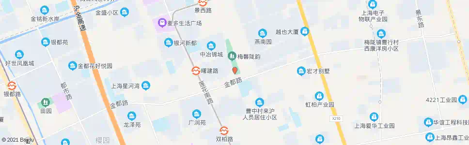 上海金都路曙东路_公交站地图_上海公交_妙搜公交查询2025
