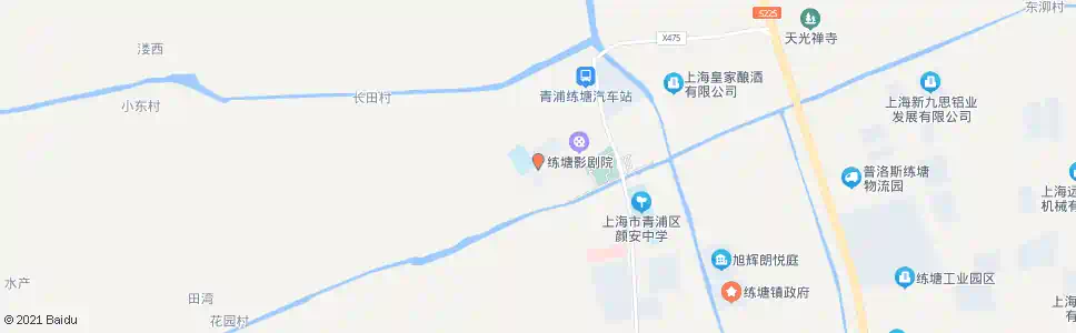 上海练新路湾塘路_公交站地图_上海公交_妙搜公交查询2025