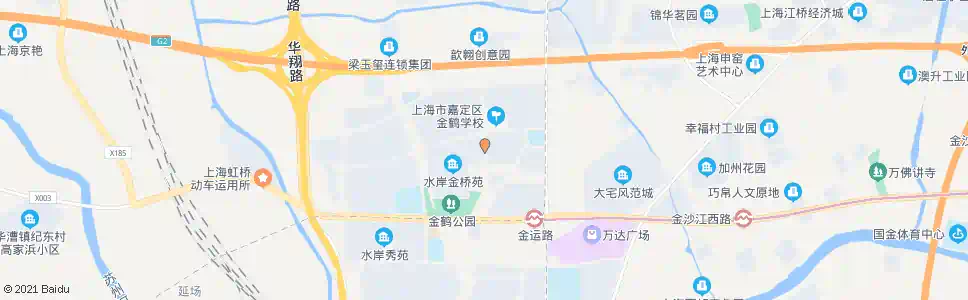 上海金园一路鹤霞路_公交站地图_上海公交_妙搜公交查询2025
