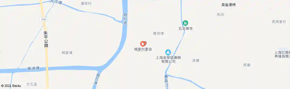 上海姚家村_公交站地图_上海公交_妙搜公交查询2025