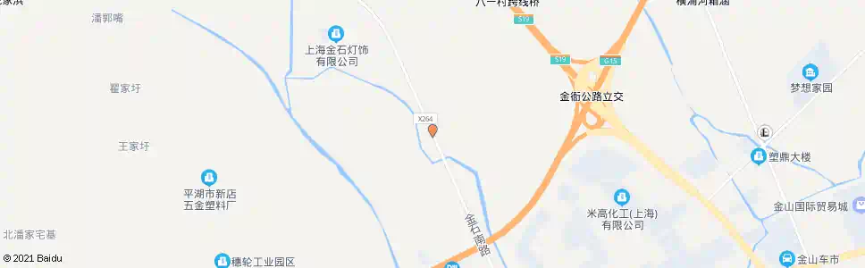 上海金石公路金梅路_公交站地图_上海公交_妙搜公交查询2025