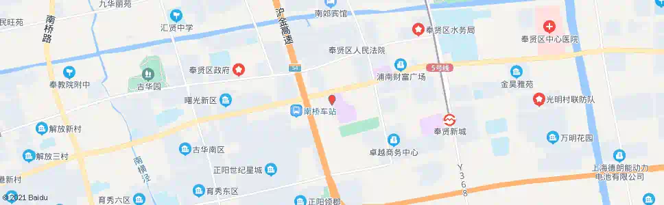 上海百齐路南奉公路_公交站地图_上海公交_妙搜公交查询2025