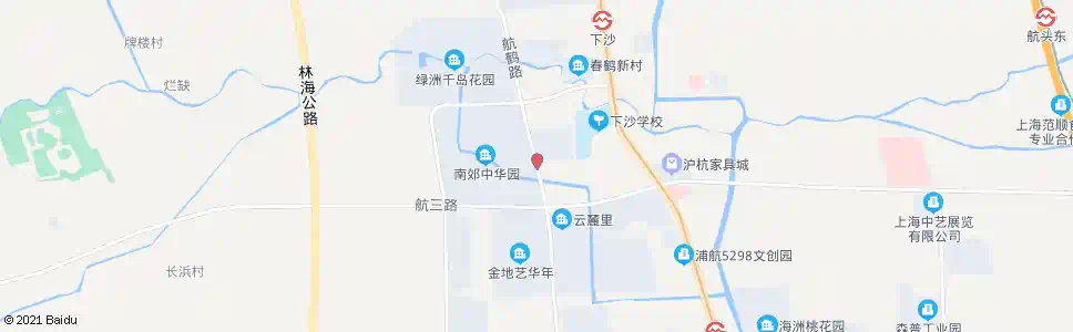 上海航鹤路鹤南路_公交站地图_上海公交_妙搜公交查询2025