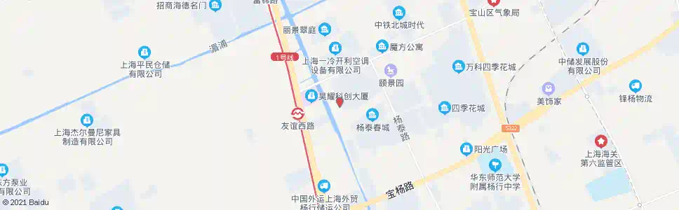 上海月城路友谊路_公交站地图_上海公交_妙搜公交查询2025