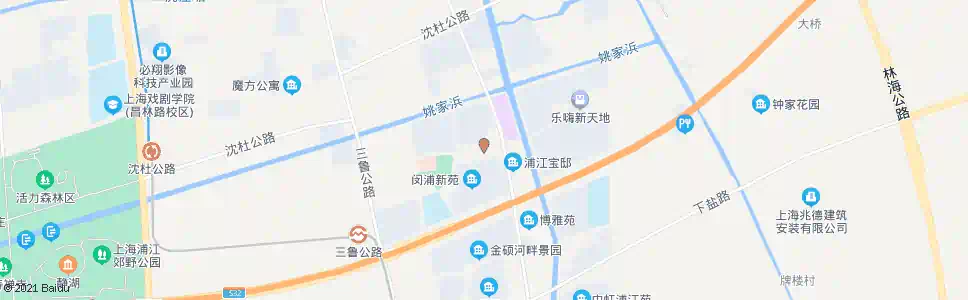 上海召楼路江文路_公交站地图_上海公交_妙搜公交查询2025