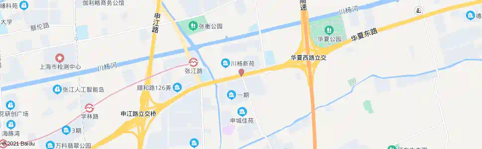 上海孙环路华夏中路_公交站地图_上海公交_妙搜公交查询2025