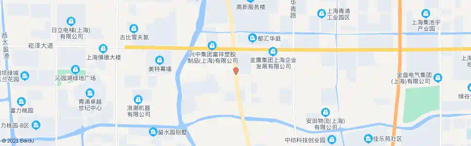 上海外青松公路新业路_公交站地图_上海公交_妙搜公交查询2025