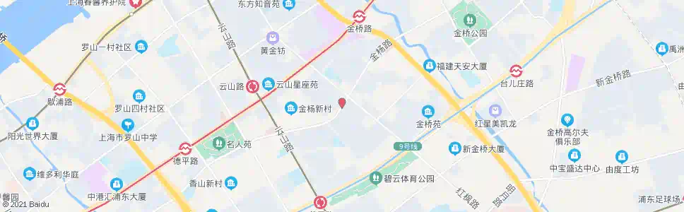 上海金口路金杨路_公交站地图_上海公交_妙搜公交查询2025