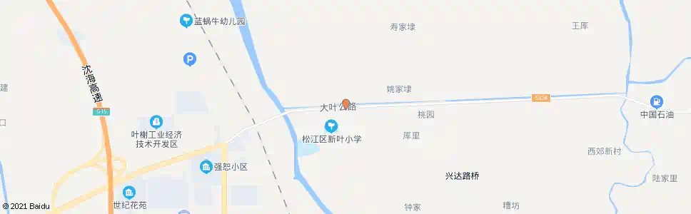 上海大叶公路长兴公路_公交站地图_上海公交_妙搜公交查询2025