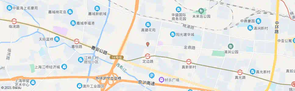 上海金鼎路定边路_公交站地图_上海公交_妙搜公交查询2025