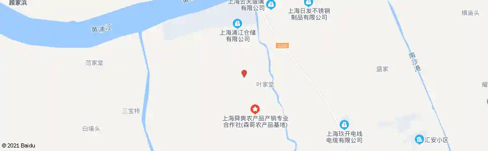 上海叶家村_公交站地图_上海公交_妙搜公交查询2025