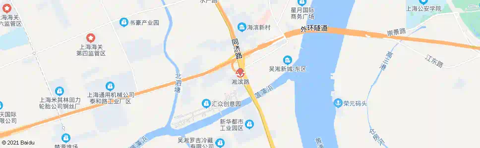 上海淞滨路站_公交站地图_上海公交_妙搜公交查询2025