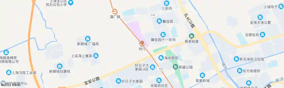上海刘行站_公交站地图_上海公交_妙搜公交查询2025