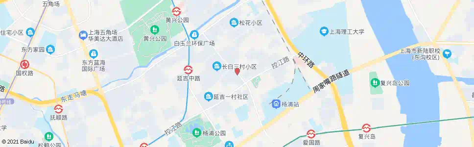 上海控江路敦化路_公交站地图_上海公交_妙搜公交查询2025
