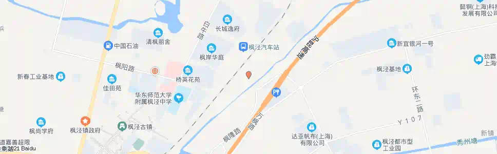 上海环枫东路_公交站地图_上海公交_妙搜公交查询2025