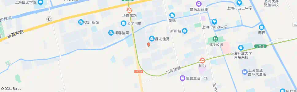 上海华夏二路城丰路_公交站地图_上海公交_妙搜公交查询2025