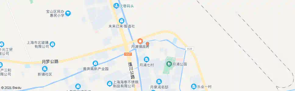 上海月浦新村(德都路月罗公路)_公交站地图_上海公交_妙搜公交查询2025