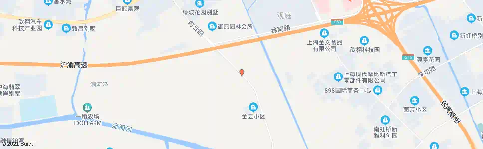 上海前云路金云村_公交站地图_上海公交_妙搜公交查询2025