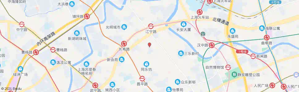 上海陕西北路安远路_公交站地图_上海公交_妙搜公交查询2025