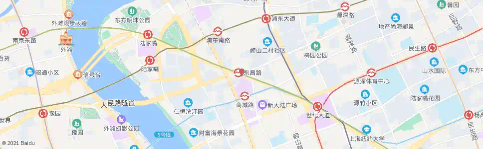 上海世纪大道乳山路_公交站地图_上海公交_妙搜公交查询2025