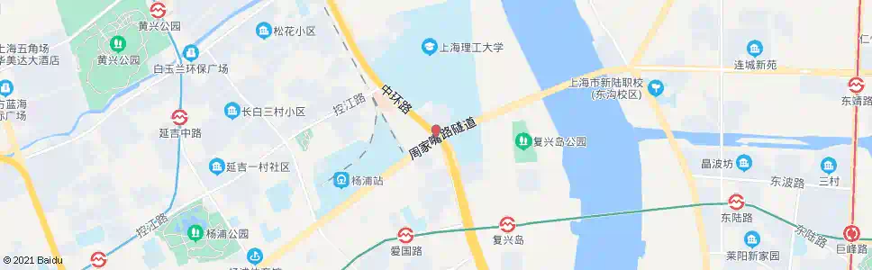 上海军工路周家嘴路_公交站地图_上海公交_妙搜公交查询2025