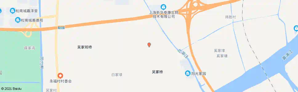 上海姜家塘_公交站地图_上海公交_妙搜公交查询2025
