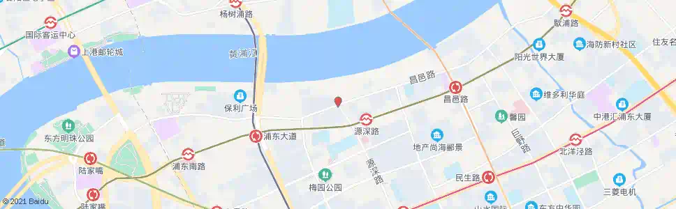 上海昌邑路源深路_公交站地图_上海公交_妙搜公交查询2025