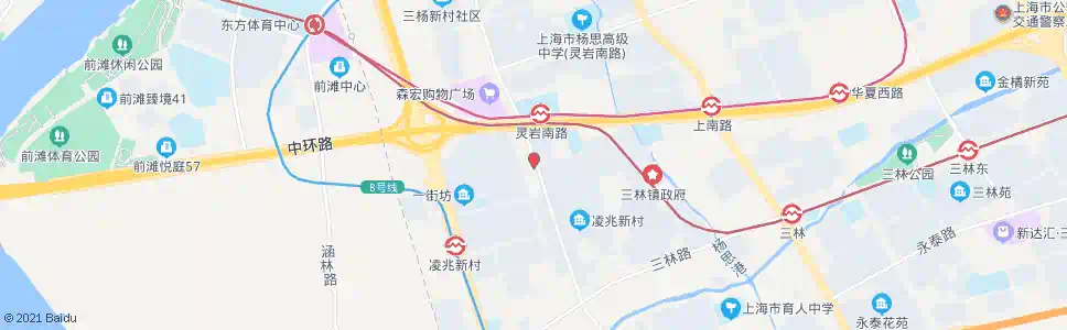 上海长清路上浦路_公交站地图_上海公交_妙搜公交查询2025