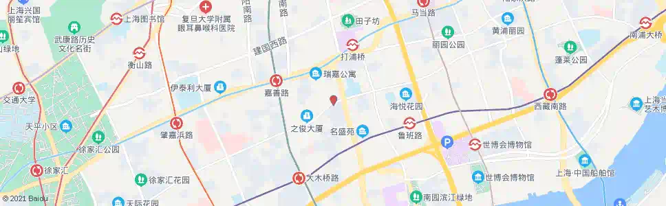 上海斜土路瑞金南路_公交站地图_上海公交_妙搜公交查询2025