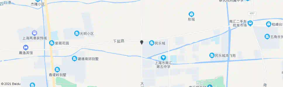 上海大川公路下盐公路_公交站地图_上海公交_妙搜公交查询2025