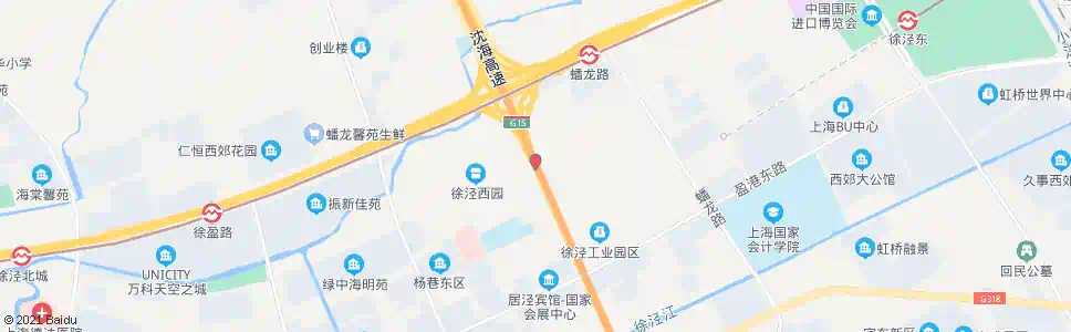 上海蟠中路华徐公路_公交站地图_上海公交_妙搜公交查询2025