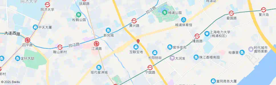 上海黄兴路周家嘴路_公交站地图_上海公交_妙搜公交查询2025