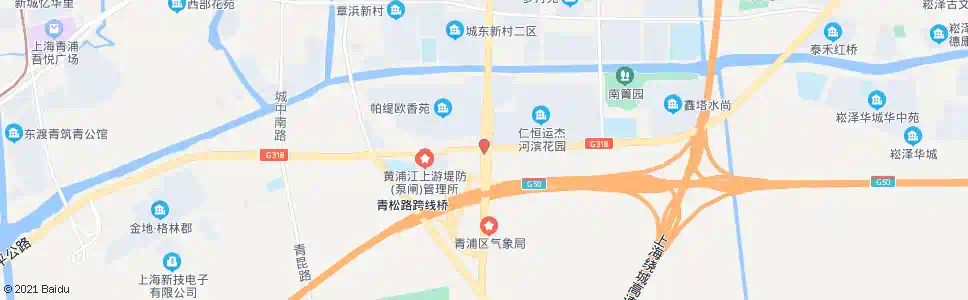 上海沪青平公路外青松公路_公交站地图_上海公交_妙搜公交查询2025