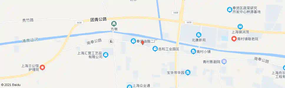 上海南奉公路青村交管_公交站地图_上海公交_妙搜公交查询2025