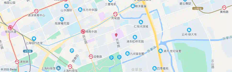 上海迎春路芳甸路_公交站地图_上海公交_妙搜公交查询2025