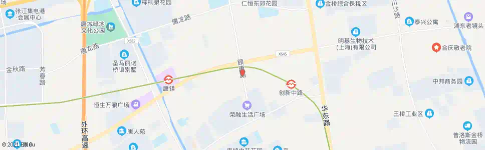 上海顾唐路唐兴路_公交站地图_上海公交_妙搜公交查询2025