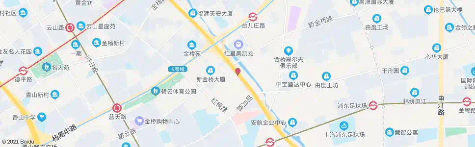 上海金桥路川桥路_公交站地图_上海公交_妙搜公交查询2025